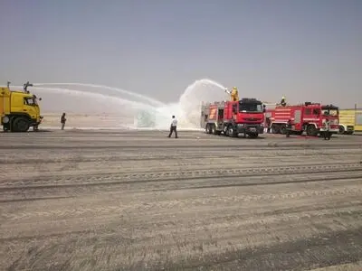 مانور پیشگیری از حوادث هوایی در فرودگاه ماهشهر
