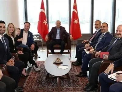 دیدار اردوغان با ایلان ماسک