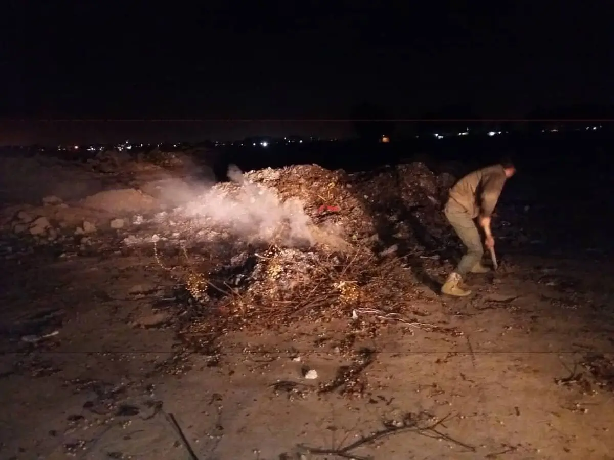 اطفاء ۳۲ مورد پسماندسوزی و ضایعات‌سوزی فقط در یک شب/ پلمب ٩ واحد آلاینده