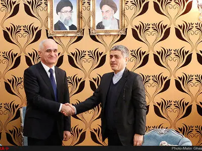 دیدار وزیر اقتصاد آذربایجان با طیب‌نیا وزیر اقتصاد و دارایی کشورمان