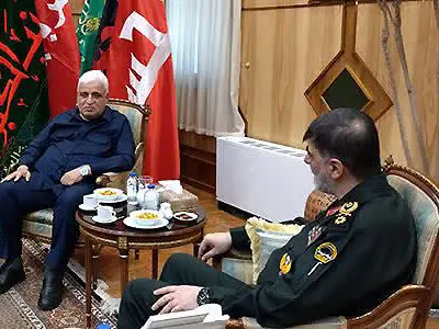 دیدار فرمانده حشد الشعبی عراق با سردار رادان

