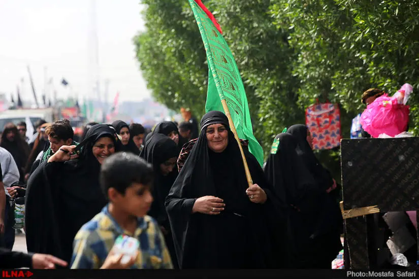 راهپیمایی اربعین از نجف تا کربلا 3