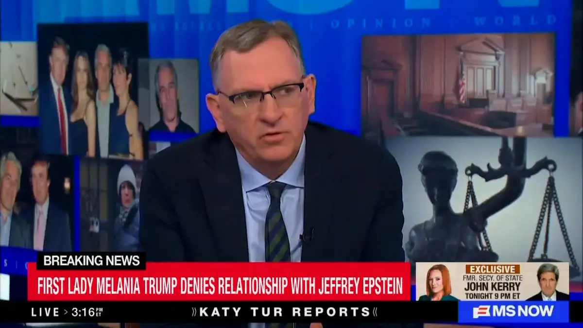 جیمز سمپل، استاد حقوق آمریکایی: اوضاع جنگ با ایران آن‌قدر بد پیش رفته که همسر ترامپ برای پرت‌کردن حواس‌ها ماجرای اپستین را وسط کشیده است + فیلم