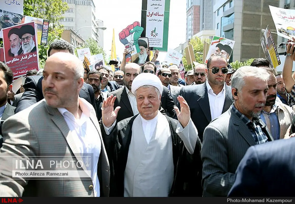 آیت الله هاشمی: مردم، به خوبی حمایت از ملت مظلوم فلسطین را نشان دادند