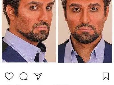 گریم جالب «نیما رئیسی» در نمایش «شهاب حسینی»