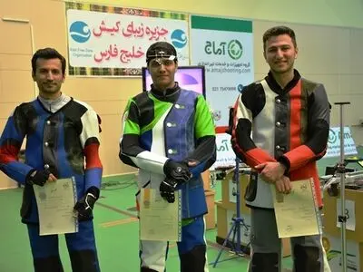 حسین باقری قهرمان تفنگ بزرگسالان شد