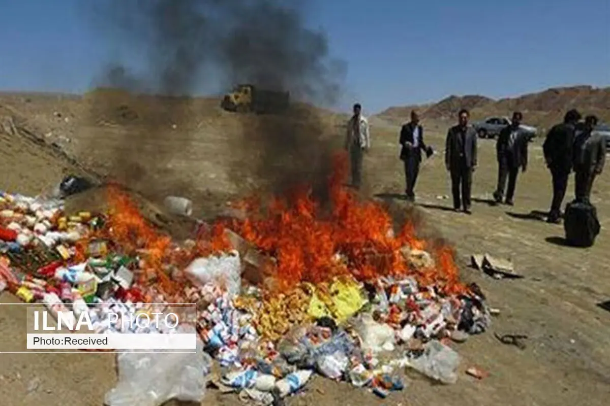 2000 کیلوگرم مواد غذایی فاسد در قزوین معدوم شد