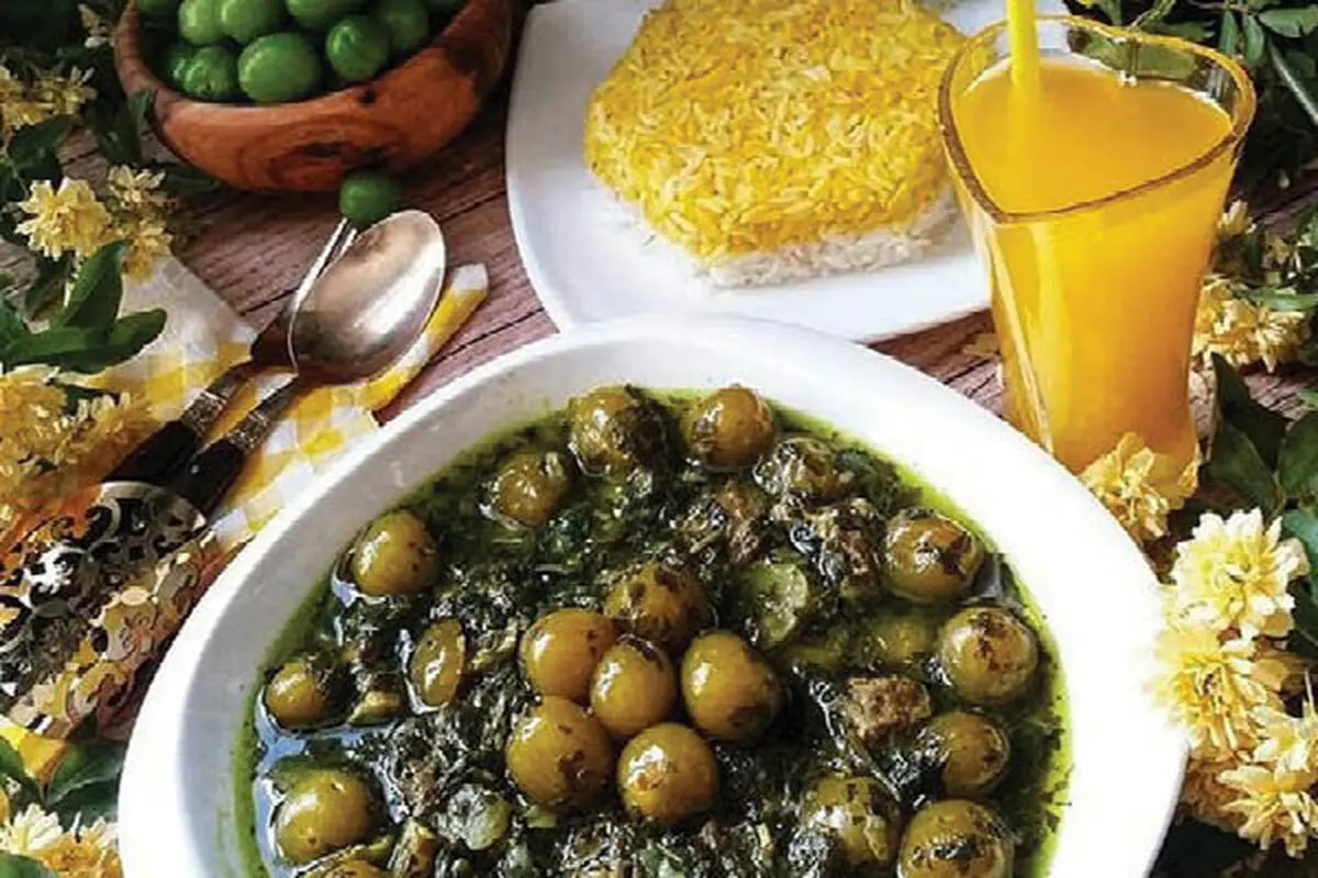 دستور پخت خورش آلوچه در زمان قاجار