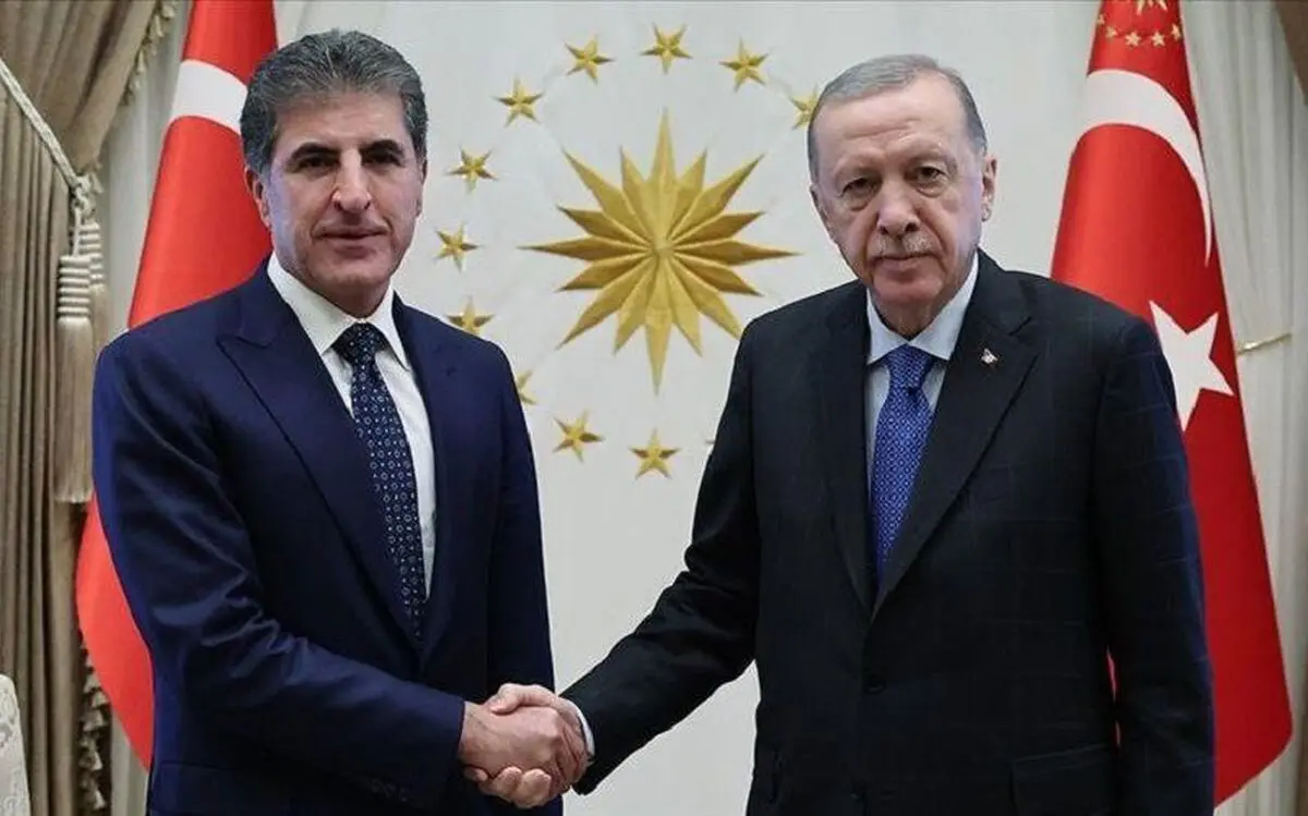 نچیروان بارزانی و اردوغان دیدار کردند
