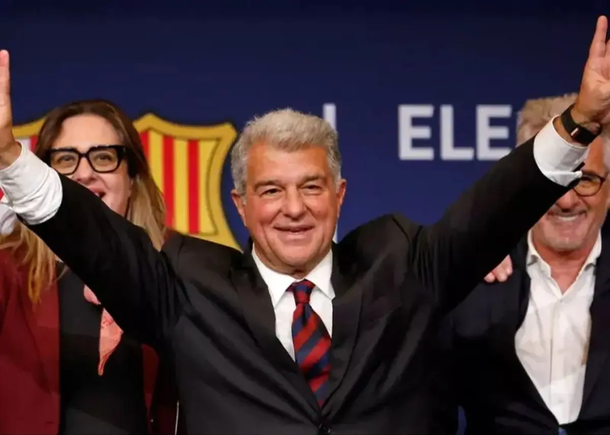 ادامه حضور لاپورتا در بارسلونا به عنوان رئیس: وعده‌های بزرگ برای آبی‌اناری‌ها