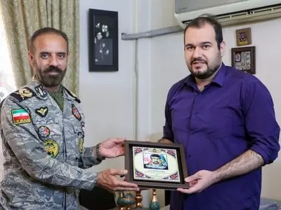دیدار رئیس سازمان تربیت بدنی آجا با خانواده زنده‌یاد امیر سرتیپ سردارلو