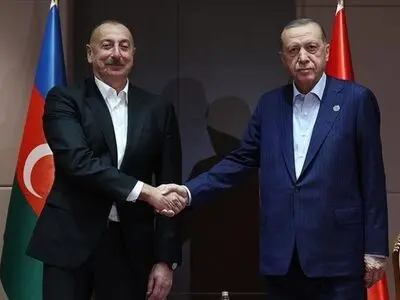 دیدار اردوغان و علی‌اف در سمرقند