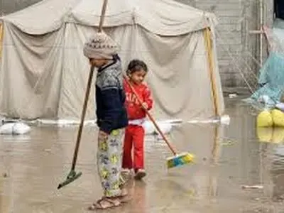 شرایط این روزهای آوارگان غزه + فیلم