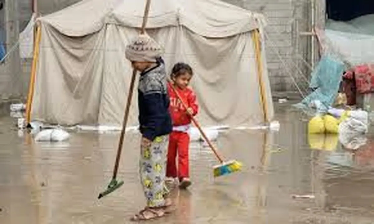 شرایط این روزهای آوارگان غزه + فیلم