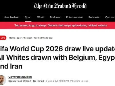 واکنش نیوزیلند به قرعه گروه‎ :G ‎شروعی مرگبار با ایران‎!‎