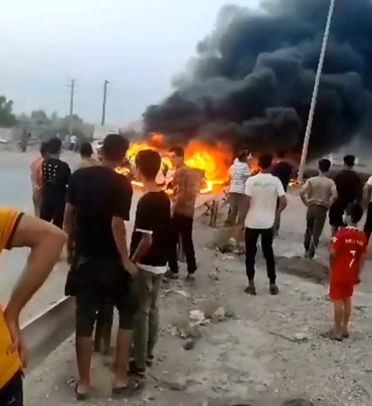 سوخت‌کشی که ۹ نفر را به کام مرگ کشاند + فیلم