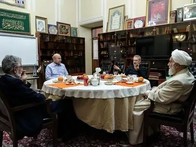 قالیباف با ناطق نوری، لاریجانی و حداد عادل دیدار کرد