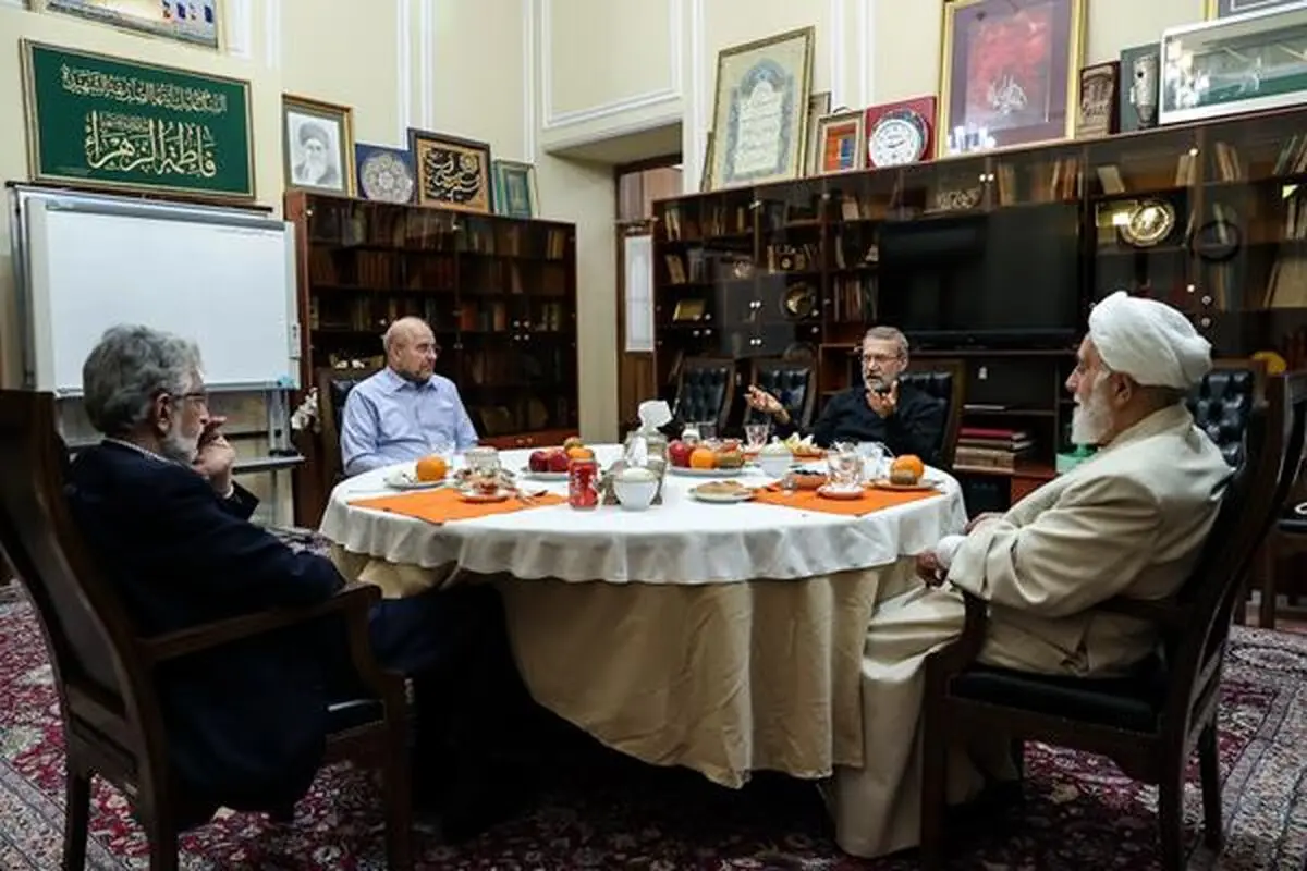 قالیباف با ناطق نوری، لاریجانی و حداد عادل دیدار کرد