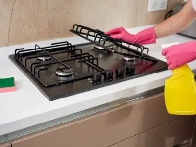 گاز شیشه ای را چطور تمیز کنیم و برق بیاندازیم؟