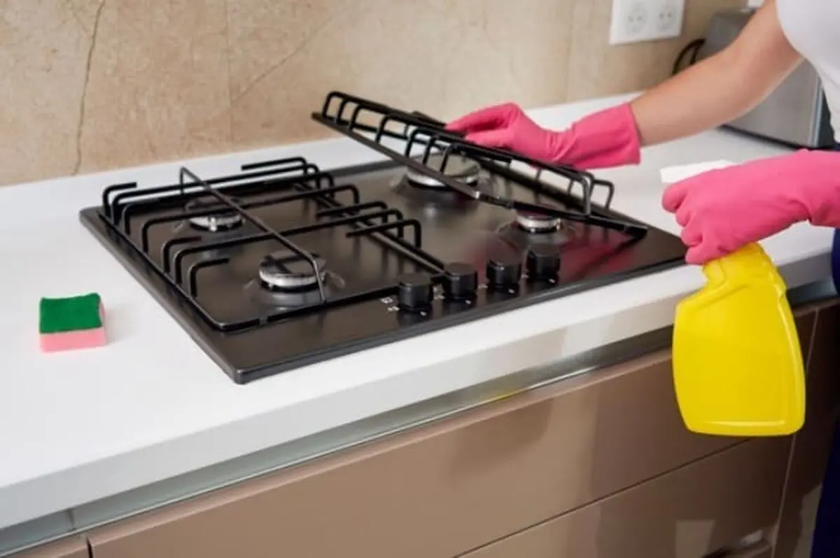 گاز شیشه ای را چطور تمیز کنیم و برق بیاندازیم؟