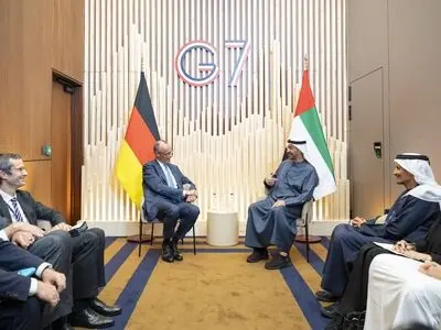 بن زاید با مرتس دیدار کرد