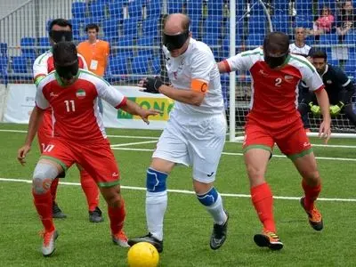 برتری تیم ملی فوتبال نابینایان ایران مقابل عمان