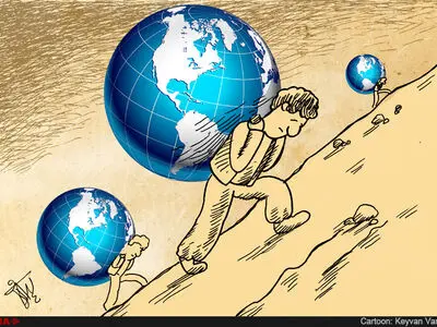 کولبرها و بالا کشیدن بار زندگی