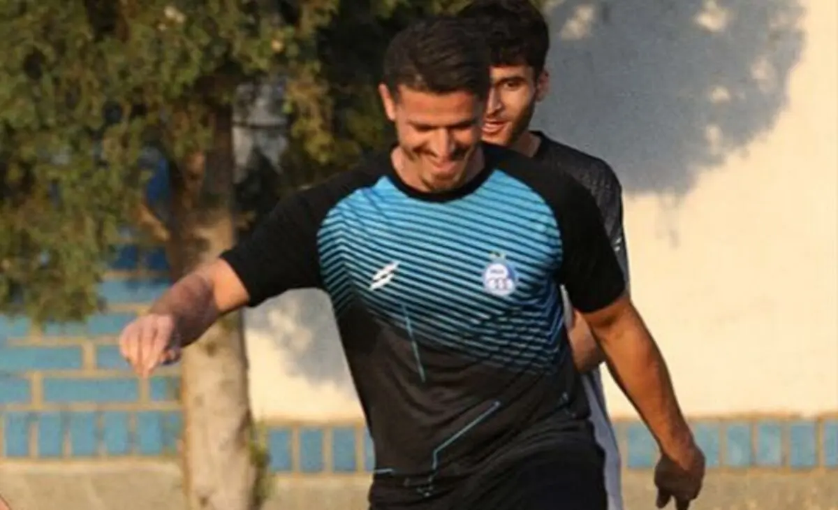 وریا غفوری از جایگاه ویژه بازی را تماشا کرد