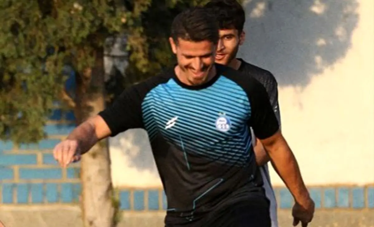 وریا غفوری از جایگاه ویژه بازی را تماشا کرد
