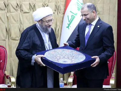 دیدار رئیس قوه قضائیه با رئیس مجلس عراق 
