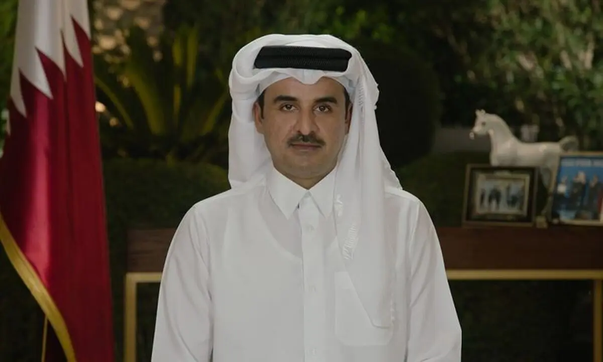 دیدار امیر قطر و رئیس ستاد مشترک ارتش آمریکا در دوحه
