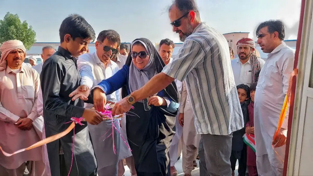 افتتاح مدرسه سه‌کلاسه مکتب‌الزهرا (آبی آسمان ۱۶) در زرآباد