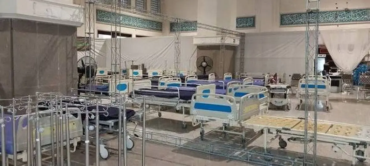 تجهیز بیمارستان صحرایی شهدای سلامت به ۱۳۰ تخت بستری 