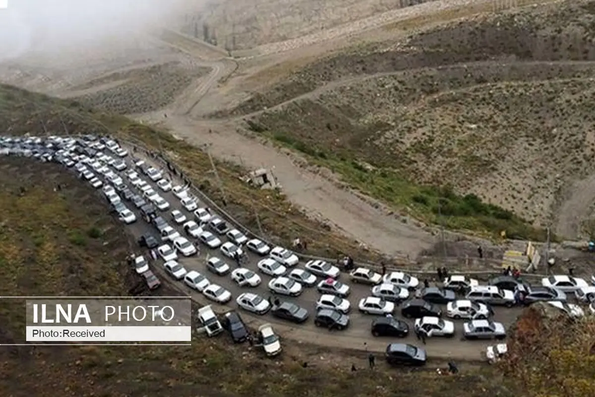 ترافیک جاده های شمال در آستانه نوروز+فیلم