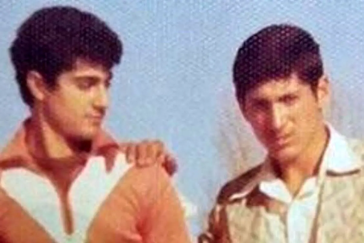 سردار سلیمانی در کنار بردارش قبل از انقلاب (عکس)