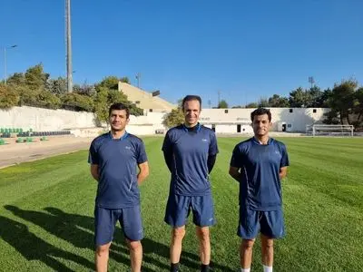 قضاوت حیدری در دیدار اردن و فلسطین 