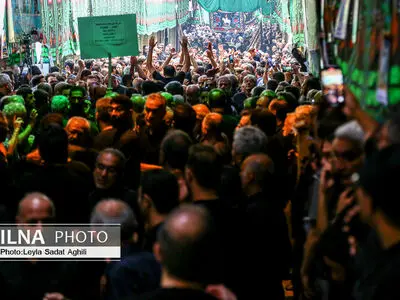 مراسم عزاداری تاسوعای حسینی(ع) در بازار تهران