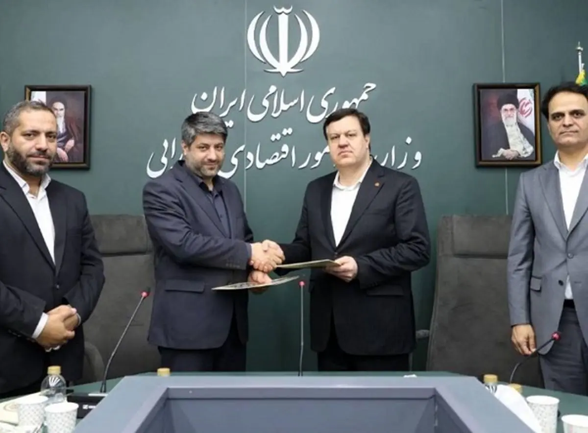 حمایت بانک ملت از بنگاه های اقتصادی آسیب دیده از جنگ تحمیلی - قرارداد عاملیت پرداخت حقوق و سرمایه در گردش بنگاه های اقتصادی با حضور معاون وزیر اقتصاد و مدیرعامل بانک ملت منعقد شد