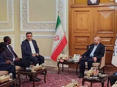 دیدار نایب رئیس مجلس غنا با قالیباف
