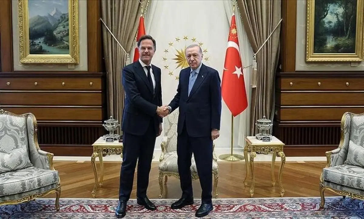 دیدار اردوغان و دبیرکل ناتو در آنکارا