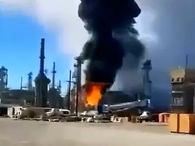 انفجار یک پالایشگاه دیگر آمریکا + فیلم