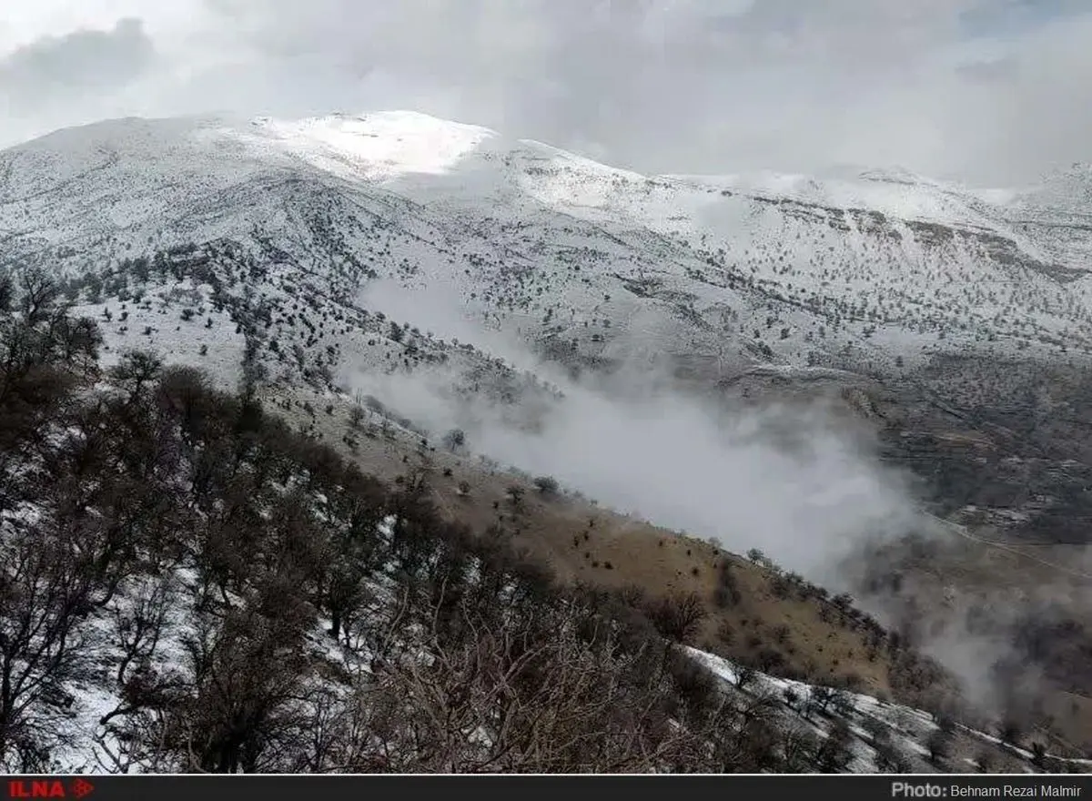 جلوه برف در اقلیم خوزستان 