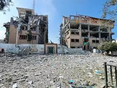 بمباران شدید دانشگاه اسلامی غزه وابسته به الازهر مصر 