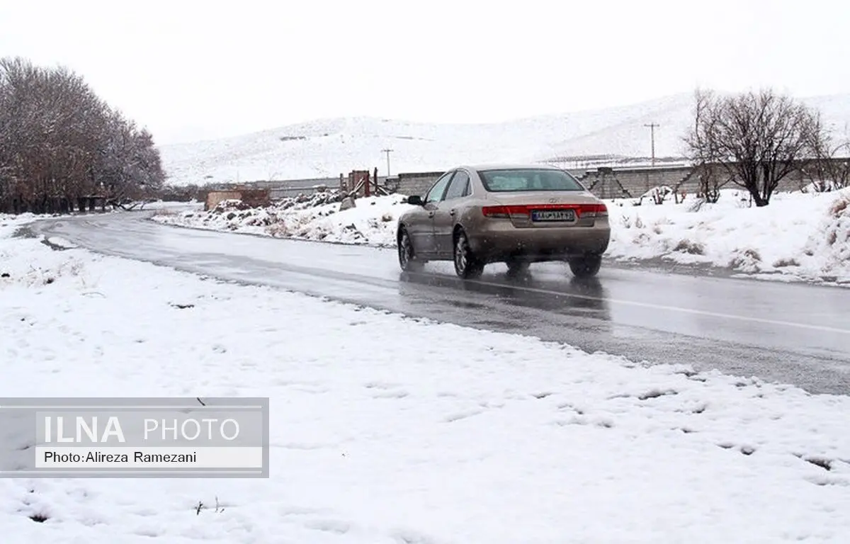 بارش برف و باران در 4 استان کشور