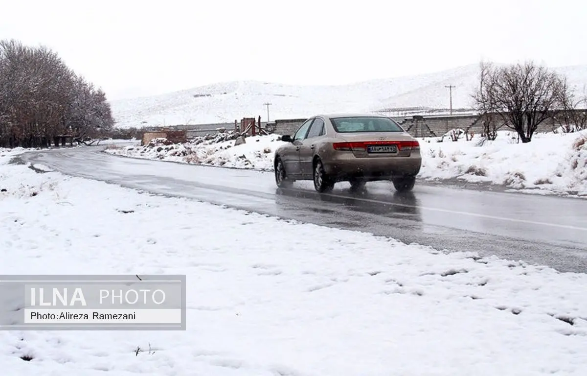 بارش برف و باران در 4 استان کشور