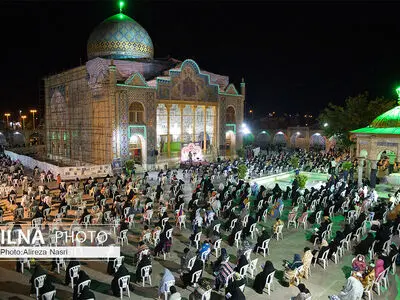 مراسم احیا شب های قدر در شاهزاده حسین قزوین
