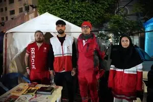 سامان فلاح به هلال‌احمر پیوست