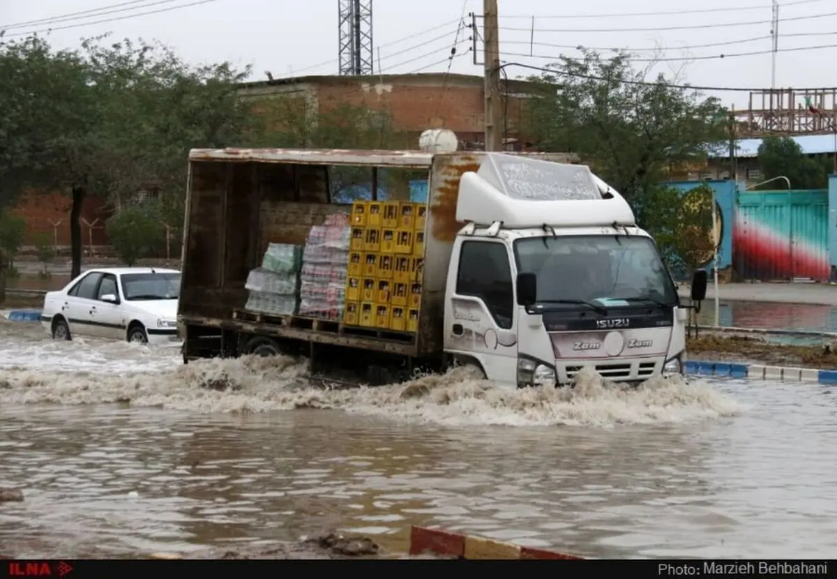 گزارش تصویری آبگرفتگی معابر آبادان