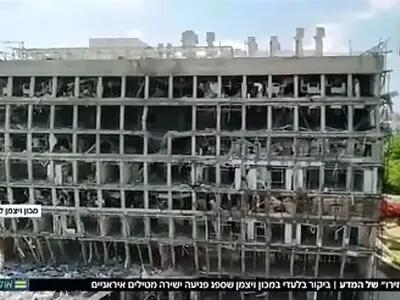 تصاویری جدید از موسسۀ وایزمن بعد از اصابت موشک‌های ایران