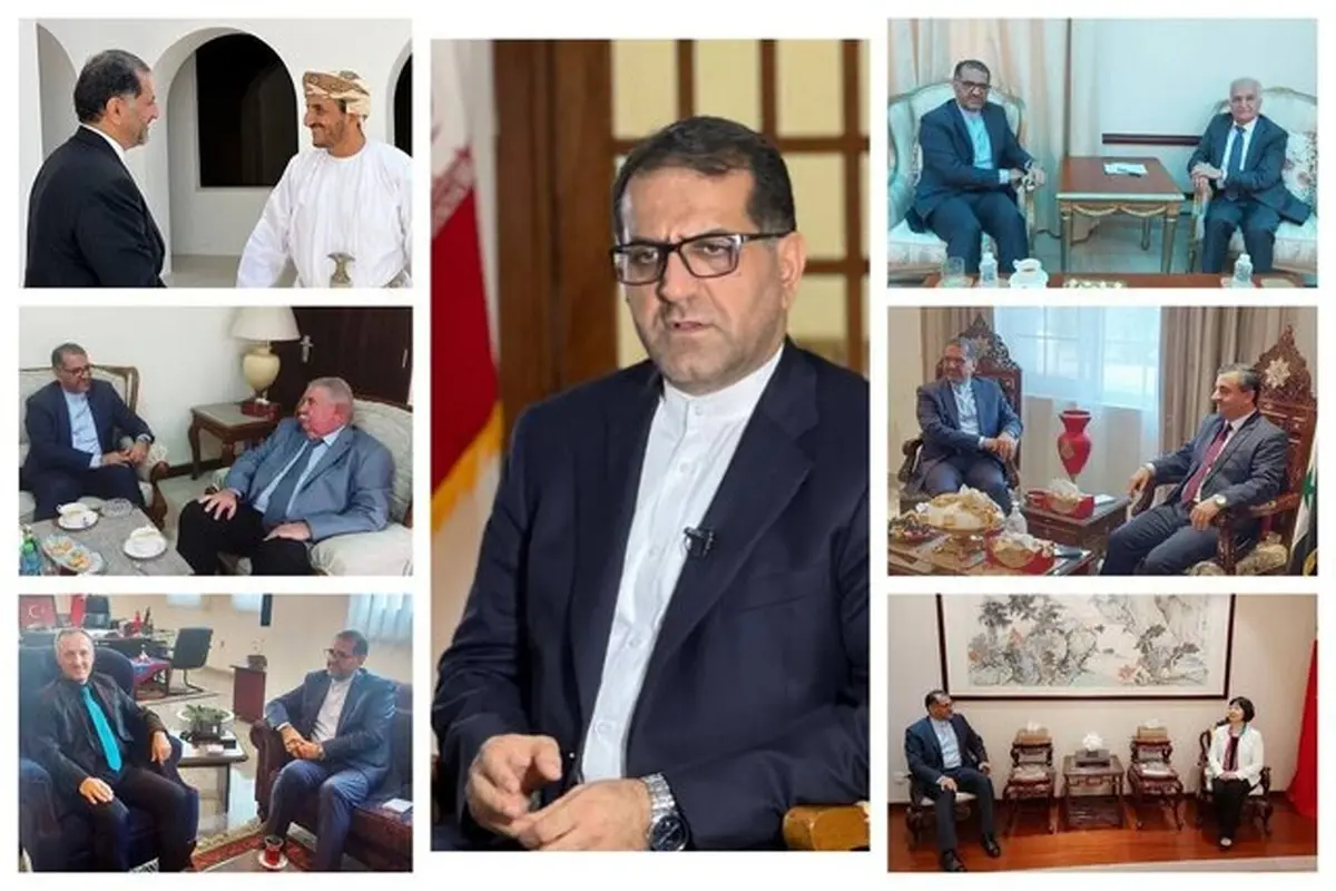 رایزنی‌های سفیر ایران با معاون وزیر امور خارجه عمان در مورد تحولات فلسطین